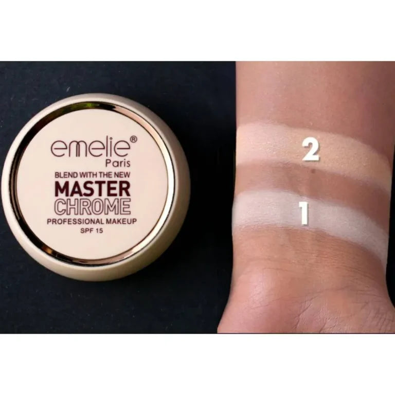 Emelie Paris Master Chrome Professional Makeup Compact (SPF15)