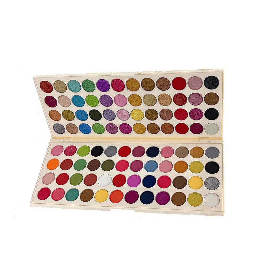 šØ Romantic Color 96 Color Eyeshadow Palette (48 Matte + 48 Shimmer) ā Makhmally + Matte Touch