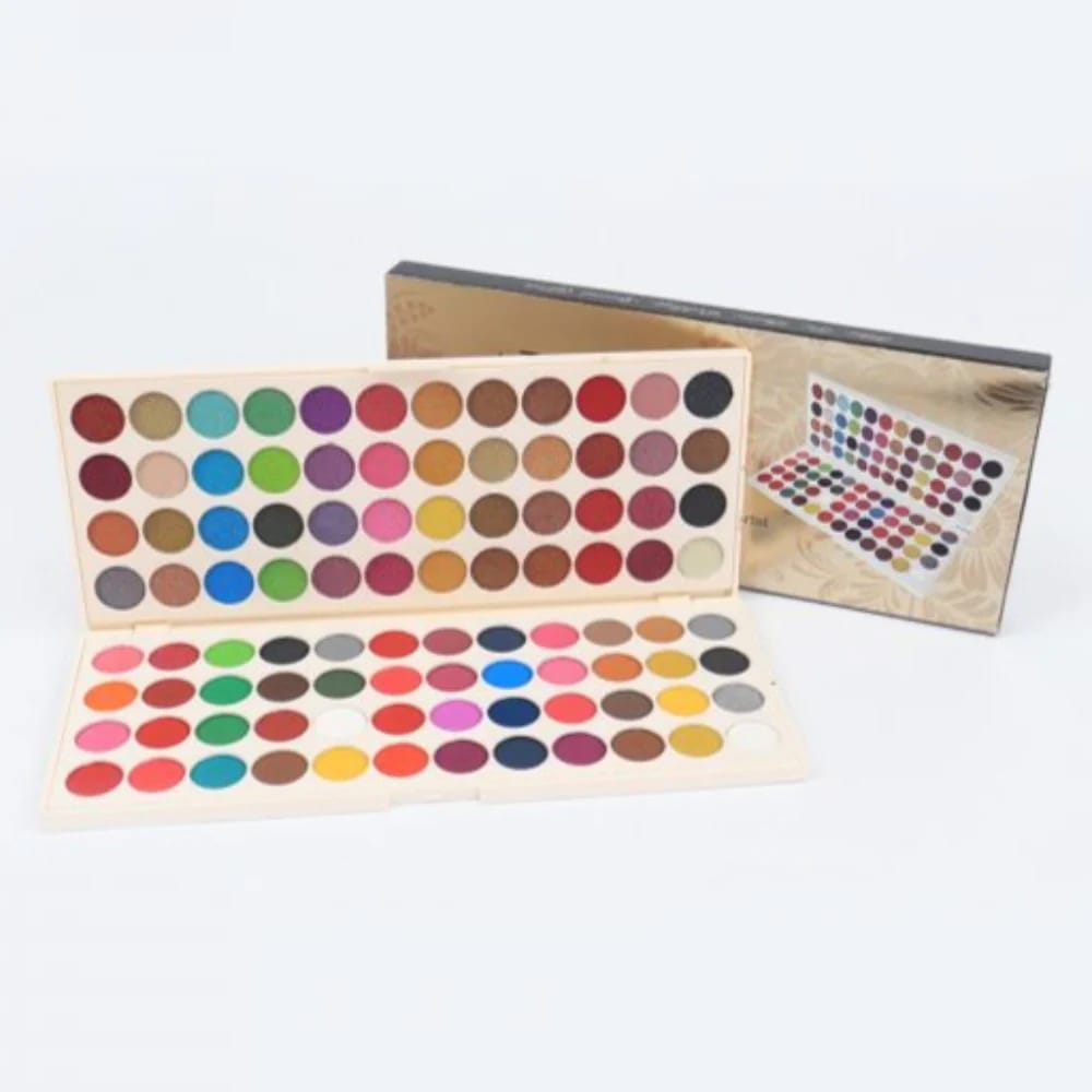 šØ Romantic Color 96 Color Eyeshadow Palette (48 Matte + 48 Shimmer) ā Makhmally + Matte Touch