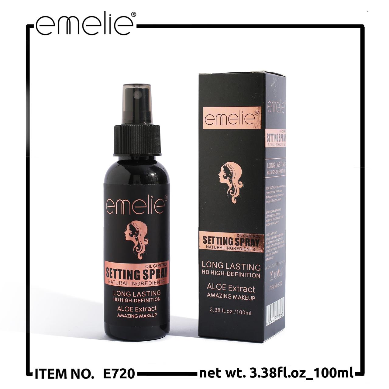 Emelie Long Lasting Makeup Setting Spray – Oil Control | Aloe Extract | 100ml