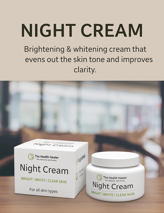 The Health Healer Night Cream – Brightening & Nourishing