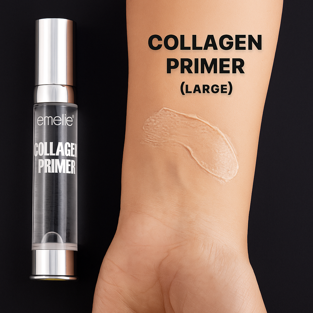 Emelie Paris Collagen Primer – Anti-Aging, Vitamin C & E Enriched, Pore Minimizer – 30ml