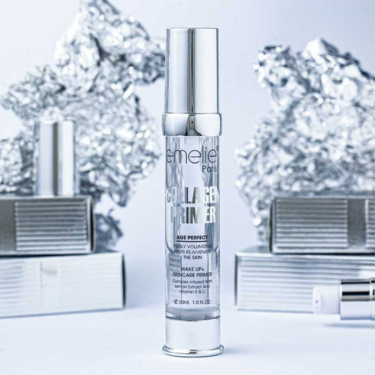 Emelie Paris Collagen Primer – Anti-Aging, Vitamin C & E Enriched, Pore Minimizer – 30ml