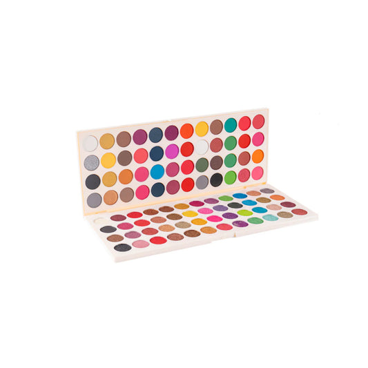 🎨 Romantic Color 96 Color Eyeshadow Palette (48 Matte + 48 Shimmer) – Makhmally + Matte Touch
