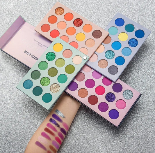 Beauty Glazed Color Fusion Eyeshadow Palette – 60 Shades (Matte &amp; Glitter)