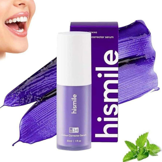 Hismile V34 Colour Corrector Serum – Instant Teeth Brightening (Purple Formula)