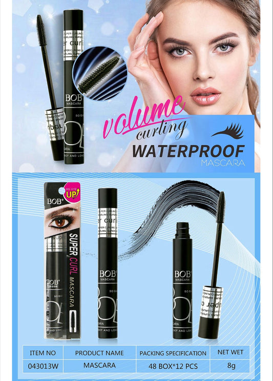 BOB® Volume Curl Waterproof Mascara – Super Curl, Long-Lasting & Smudge-Proof