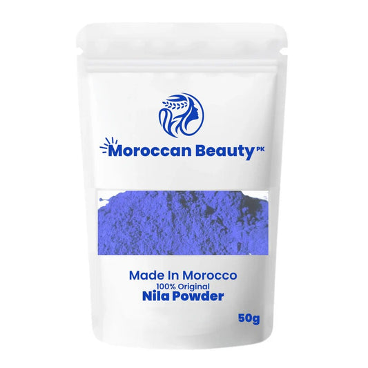 Moroccan Nila Powder for Skin Brightening, Whitening & Tan Removal – 100% Original (50g)