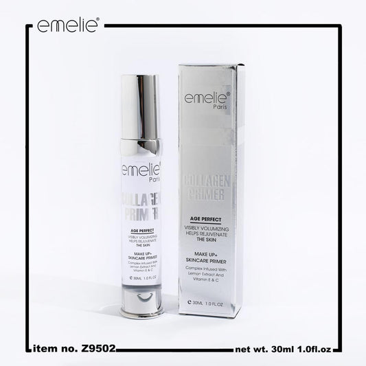 Emelie Paris Collagen Primer – Anti-Aging, Vitamin C & E Enriched, Pore Minimizer – 30ml