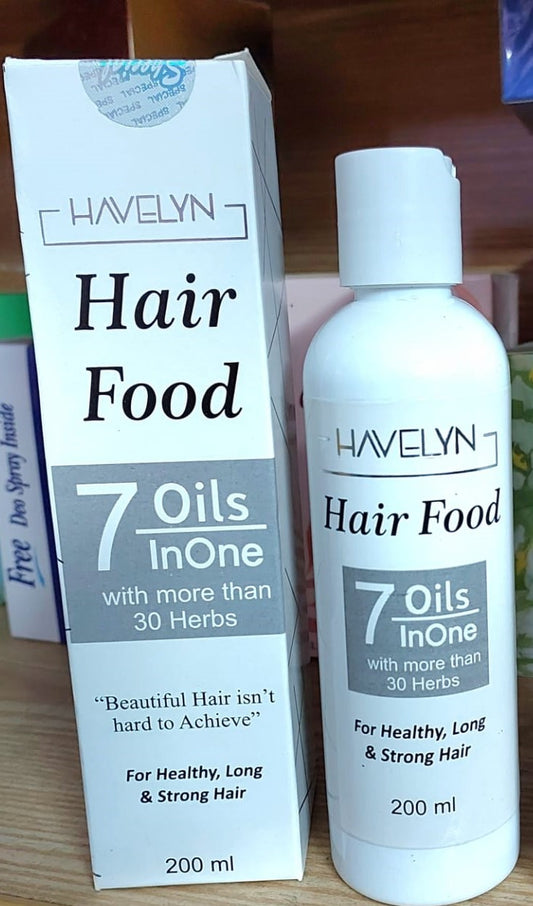 Havelyn Hair Food – 7 Oils in One with 30+ Herbal Extracts | 200ml